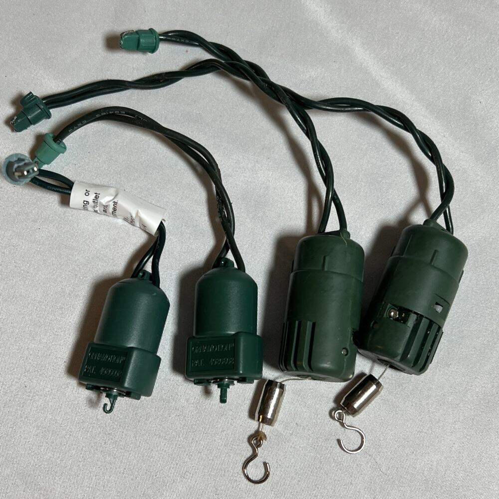 Lot of 4 Ornamotion Up & Down Motion Ornament Motor & Spinning Turning Works